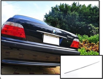 圓夢工廠 BMW 7 E38 1994~2002 728 730 735 740 750 改裝 鍍鉻銀 後車箱 尾門飾條