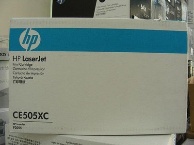 ☆呈運☆HP CE505XC 05XC 全新原廠高容量黑色碳粉匣HP P2055dn同HP CE505X 05X