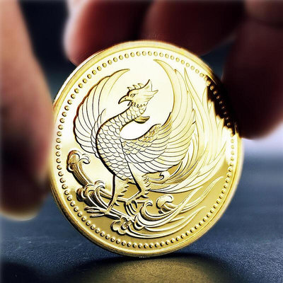 滿299發貨日式裝飾系列硬幣東京紀念品硬幣日本申奧紀念硬幣櫻花鳳凰紀念幣