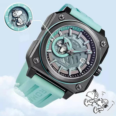 雷米格 ROMAGO RM112-REB 史努比飛行系列 知更鳥蛋藍 限量款 腕錶