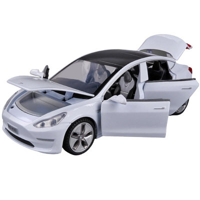型車 汽車模型 玩具車 合金模型車 tesla model 3 模型車