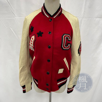 COACH 蔻馳 紅白 棒球外套 童裝 #2 外搭 精品服飾 時尚穿搭
