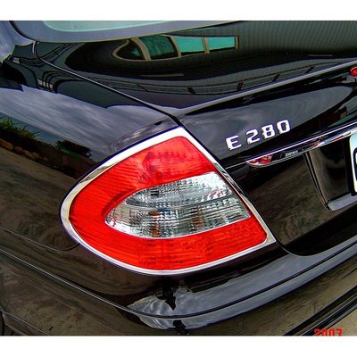【JR佳睿精品】2002-2009 Benz E W211 E280 E55 改裝 鍍鉻後燈框 尾燈框 電鍍 台灣製