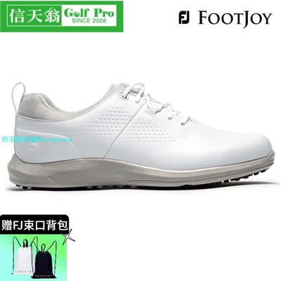 FootJoy高爾夫女士球鞋LeisureLX輕量無釘運動時尚板鞋白色
