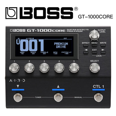 BOSS GT-1000CORE 迷你吉他擴大效果器/輕巧便攜-Roland原廠公司貨