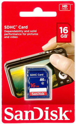 SANDISK SD 16G 16GB CLASS4 SDHC 記憶卡 台灣公司貨 終身保固【台中恐龍電玩】
