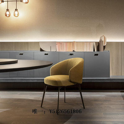 布藝凳子北歐輕奢餐椅現代簡約家用布藝凳子設計師樣板房椅子咖啡廳酒店椅沙發凳