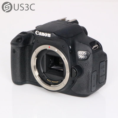 【US3C-高雄店】【一元起標】台灣公司貨 佳能 Canon EOS 700D 3吋LCD 1800 萬像 CMOS 單眼相機 二手相機