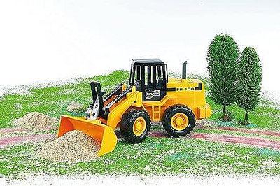 八田元氣小棧: 日版全新 德國 BRUDER   ALD 推土機挖土機 工程車 道路裝載機 FR130 BR02425