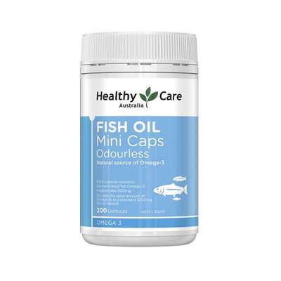 Healthy Care澳洲HC迷你深海魚油200粒omega-3
