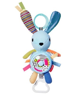 IWant美加代購 美國 Skip Hop 長耳邦尼兔 嬰兒安撫玩具 探索系列款 推車 嬰兒床【現貨】