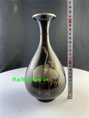 驚きの安さ 銅製 斑銅 花瓶 高さ約36cm 珍品 金属工芸 - ambassademali.de