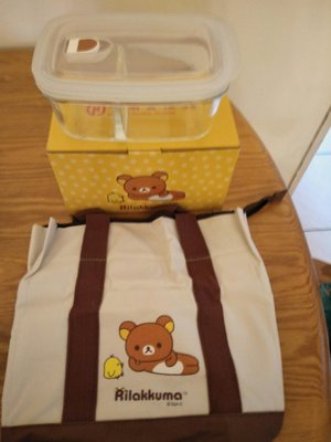 Lulu的店一拉拉熊保溫袋+保鮮盒(華南金股東會紀念品)