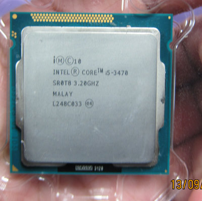 【1155 腳位】Intel®  Core™  i5-3470  處理器 6M 快取記憶體，最高 3.60 GHz