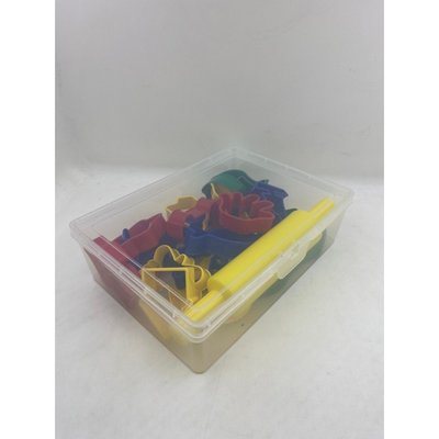 【愛玩耍玩具屋】USL遊思樂 黏土模型組(17PCS) + 黏土滾輪組(3pcs) + 操作盒