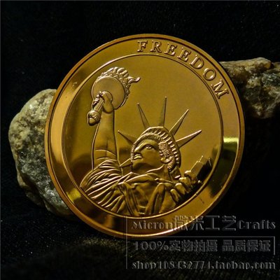 美國1元硬幣紀念幣自由女神像 總統幣 紀念章