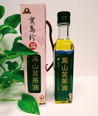 品名：台灣原生種高山苦茶油   檢驗合格   農村嚴選好物