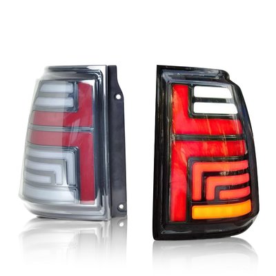 適用于06-18款三菱pajero帕杰羅尾燈LED總成汽車改裝配件流光轉向