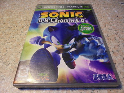 XBOX360 音速小子-世界大冒險 Sonic Unleashed 英文版 直購價900元 桃園《蝦米小鋪》