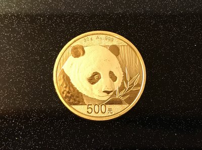 2018年熊貓金幣 純金30克 UNC品相如新