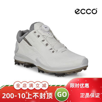 極致優品 正品ECCO愛步高爾夫球鞋男士健步混合3系列BOA鎖扣有釘運動鞋22款 GF2050