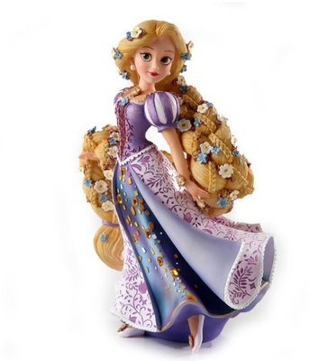 鼎飛臻坊 Disney 迪士尼 Enesco 長髮公主 Rapunzel 樂佩 細雕 公仔 擺飾 日本正版