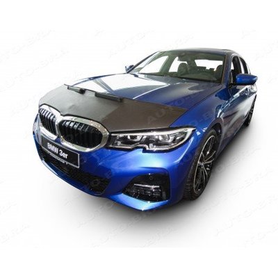 德國原裝進口  BMW 3 G20 m.y 2019- 專用鬼面罩 引擎蓋護罩 carbon碳纖維紋路