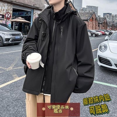 【熱賣精選】美式vibe機能沖鋒衣棉服女冬季三合一小個子日系cityboy工裝外套