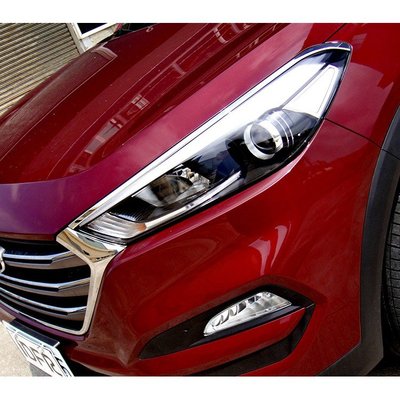 【JR佳睿精品】改裝  Hyundai 現代 Tucson 土桑 16-UP 電鍍大燈飾條 電鍍飾框 裝飾 配件 台製