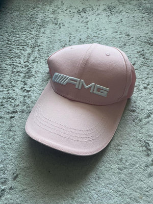 AMG Mercedes benz 中華 賓士 帽子 棒球帽 運動 後黏  排汗 透氣 涼感 粉紅 💓