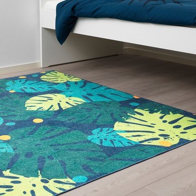【熱賣精選】IKEA宜家URSKOG于爾斯庫格客廳茶幾墊臥室床邊墊現代大面積地毯墊