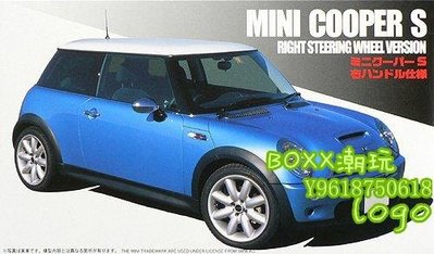BOxx潮玩~富士美拼裝汽車模型 1/24 New Mini Cooper S 右舵版 12227