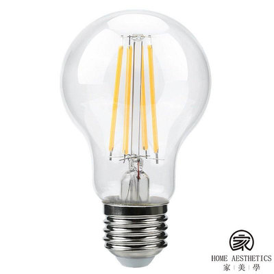 A19愛迪生燈泡E27螺口復古工業風鎢絲光源創意白熾燈暖光藝術裝潢黃光吊燈