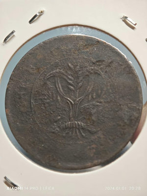 特價銅元系列-民國銅幣-雙旗紀念幣-十文。3767