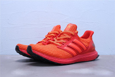 Adidas Ultra Boost 針織 紅色 休閒運動慢跑鞋 潮流男女鞋 FW3723【ADIDAS x NIKE】