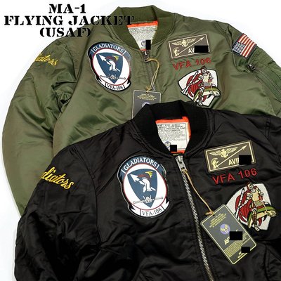 【TOP MAN】 AVIREX FLYING JACKET (USAF)MA-1空軍鋪棉夾克外套202121213