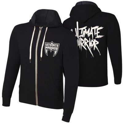 [美國瘋潮]正版 WWE Ultimate Warrior Unisex Hoodie 終極戰士造型款中性連帽T外套特價