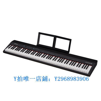 電子琴 roland羅蘭GO-88P便攜式電鋼琴家用88鍵數碼鋼琴初學者考級