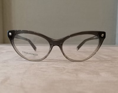 DSquared 2 DQ5028 Olivia 漸層黑灰貓眼款眼鏡- outlet