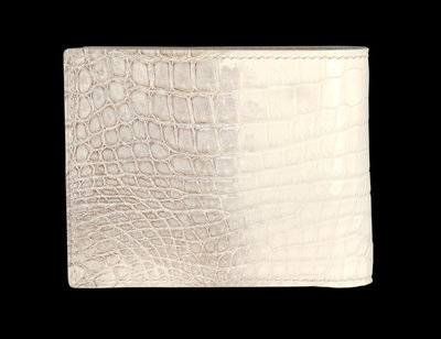 尼羅鱷魚皮夾 手工製作 法國進口羊皮內裡 Hermes工藝技術製作