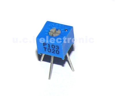 【UCI電子】 (C-2-19) 可調 精密電位器 3362P-1-103 10K 單圈精密可調可變電阻 P103
