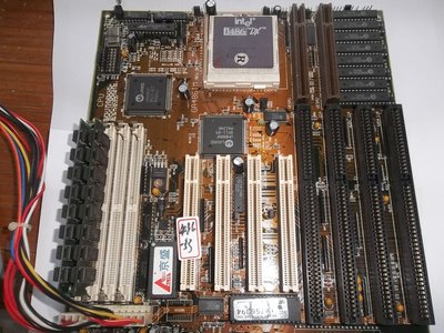 486主機板,GA486IM,486DX-33CPU,16M記憶體,加送S3顯示卡,4組ISA