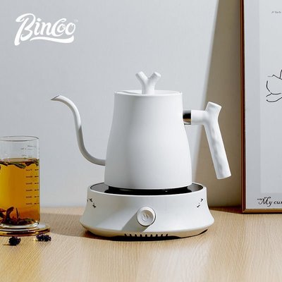 BINCOO手沖咖啡壺咖啡過濾杯細口壺不銹鋼家用咖啡器具掛耳長嘴壺~特價