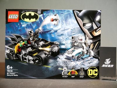 (參號倉庫) 現貨 樂高 LEGO 76118 DC 正義聯盟 蝙蝠俠 Batman 蝙蝠摩托車 機車 對決 急凍人
