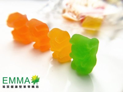 【水果熊QQ糖】《EMMA易買健康堅果零嘴坊》還有很多可愛造型可供選擇喔!!