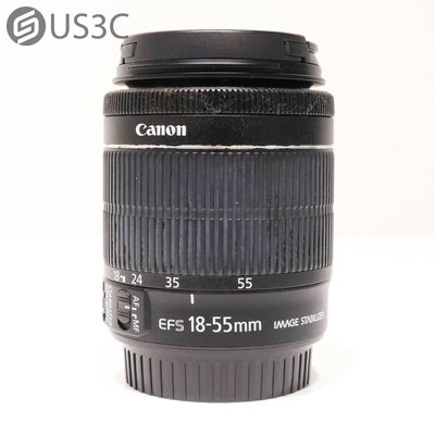 【US3C-青海店】【一元起標】公司貨 Canon EF-S 18-55mm F3.5-5.6 IS STM 4級IS防震 STM步進式馬達 二手鏡頭