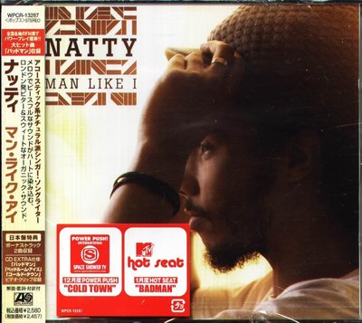 K - Natty - Man Like I - 日版 CD+2BONUS+VIDEO - NEW