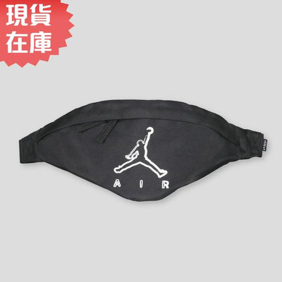 【現貨】Nike Jordan 側背包 斜背包 腰包 大勾 印花 黑【運動世界】JD2213034GS-002