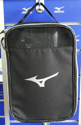 (易達高爾夫)全新原廠MIZUNO 5LTS9X6007 黑色 輕量 透氣 高爾夫鞋袋