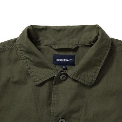 TSU 日本代購DCDT Descendant DWU TWILL SHIRT 工作外套襯衫2020AW